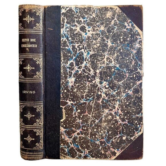 Sketch Book Of Geoffrey Crayon Gent Washington Irving 1886 Victorian HC E45 - Picture 1 of 2